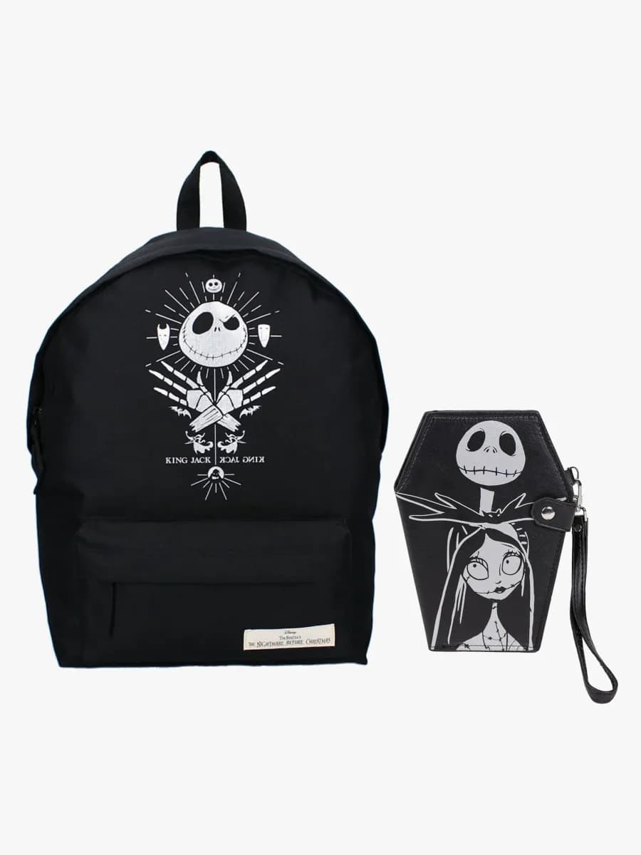 Nightmare Before Christmas Ryggsäck &  Pennfodral, King Jack
