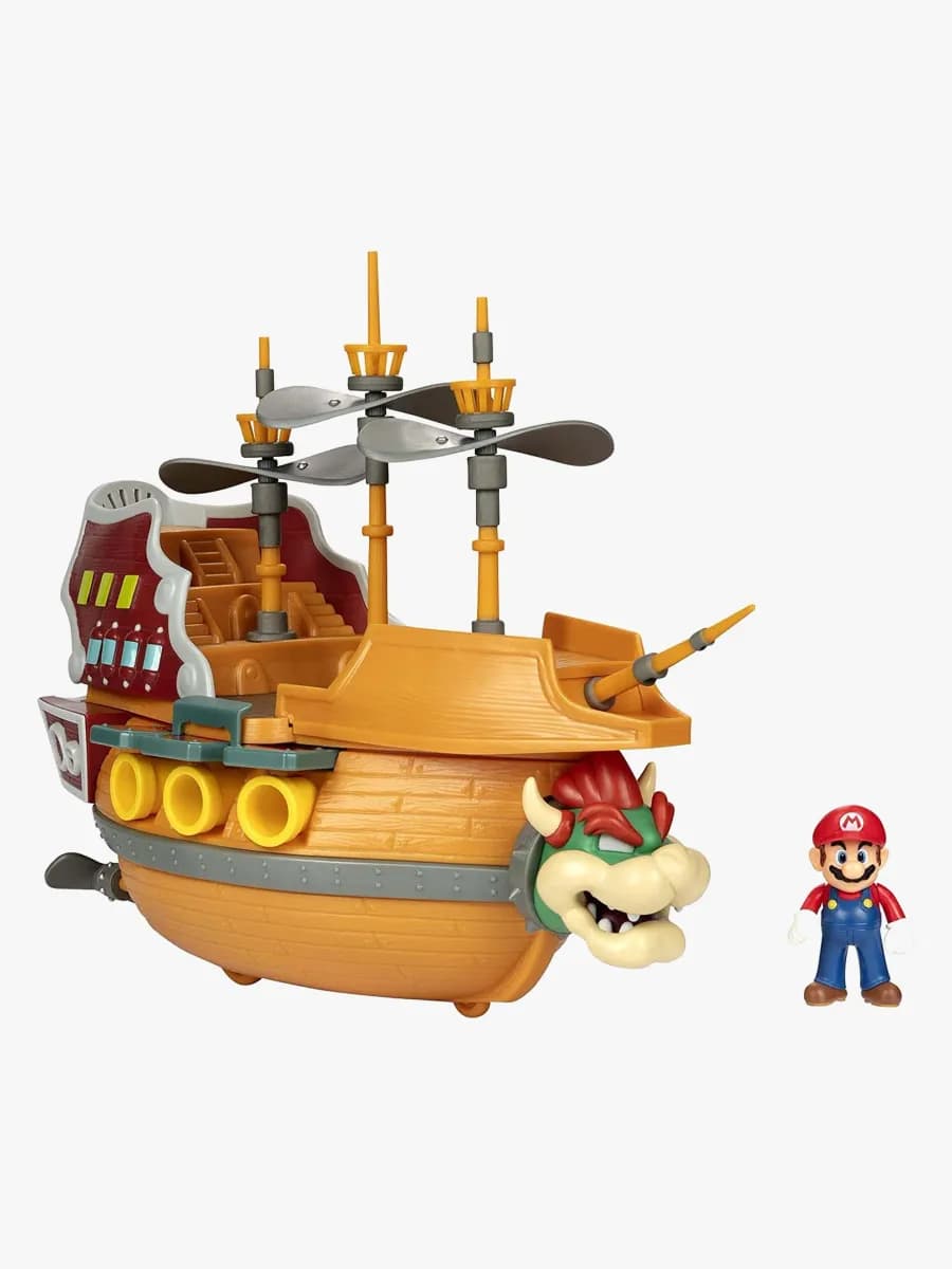 Nintendo Super Mario Bowsers Skepp Deluxe Lekset