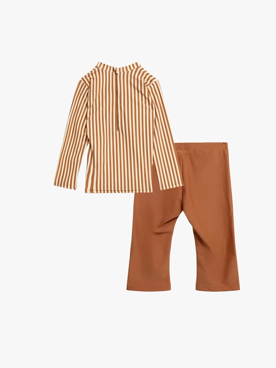 Nordbjørn Almö UV-Set, Brown Stripe, 98-104