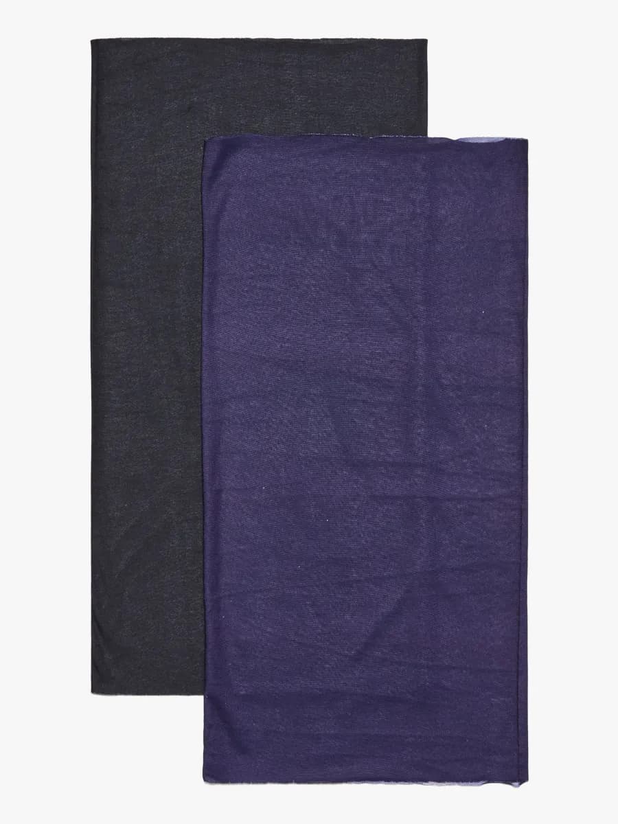 Nordbjørn Bjørli Halskrage 2-Pack, Black/Eclipse