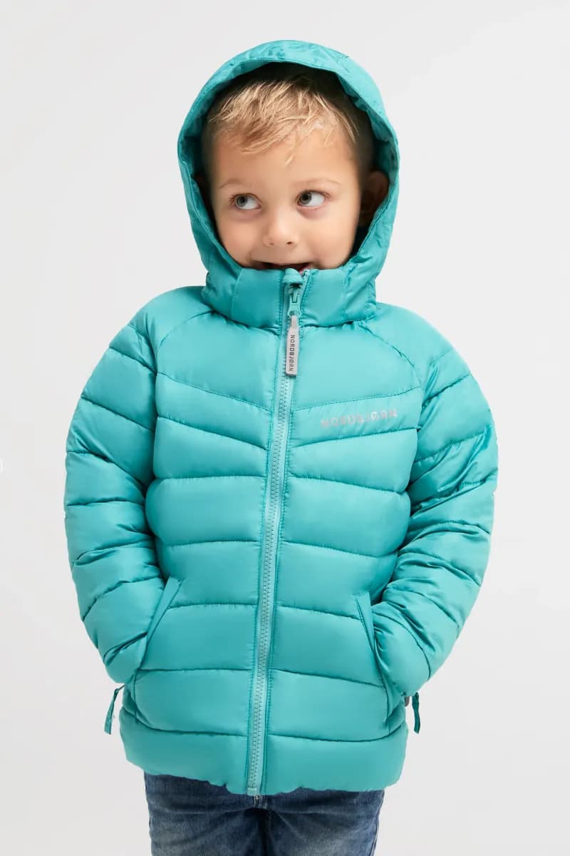 Nordbjørn Cortina Puffjacka, Teal, 110