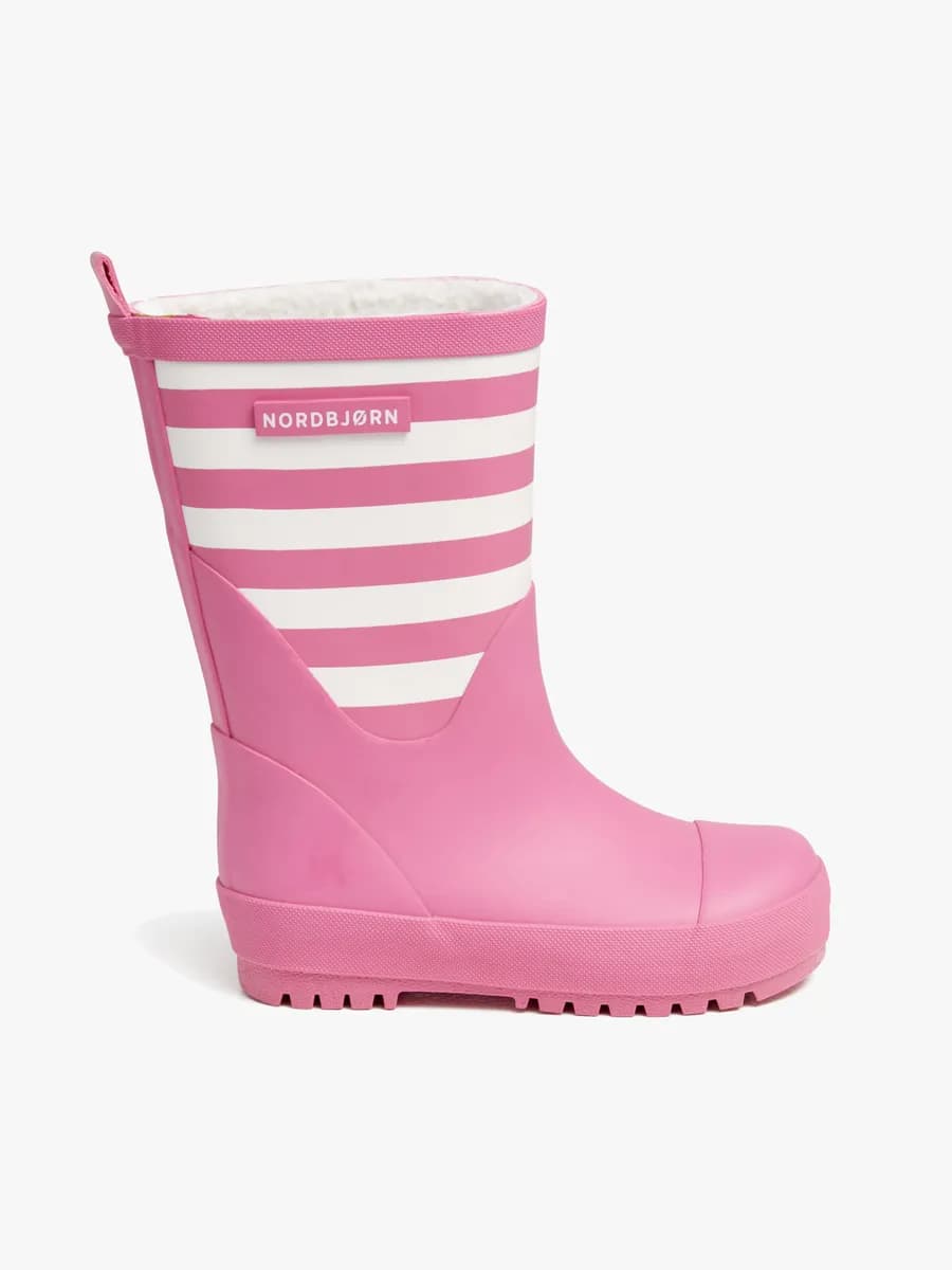 Nordbjørn Dunder Fodrade Gummistövlar, Fuschia/White, 29