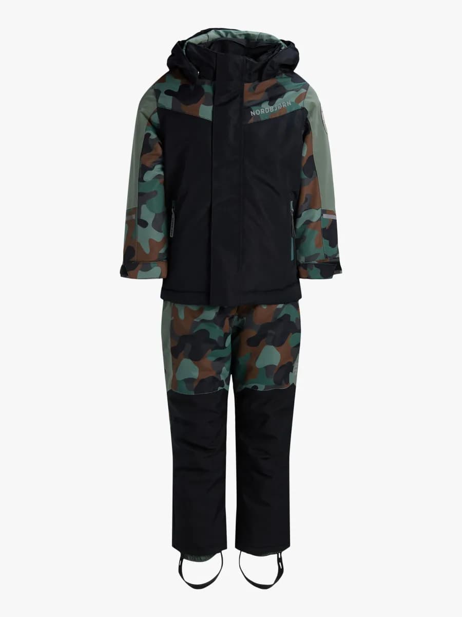 Nordbjørn Lech Skidställ, Anthracite/Camo Splash Classic, 110