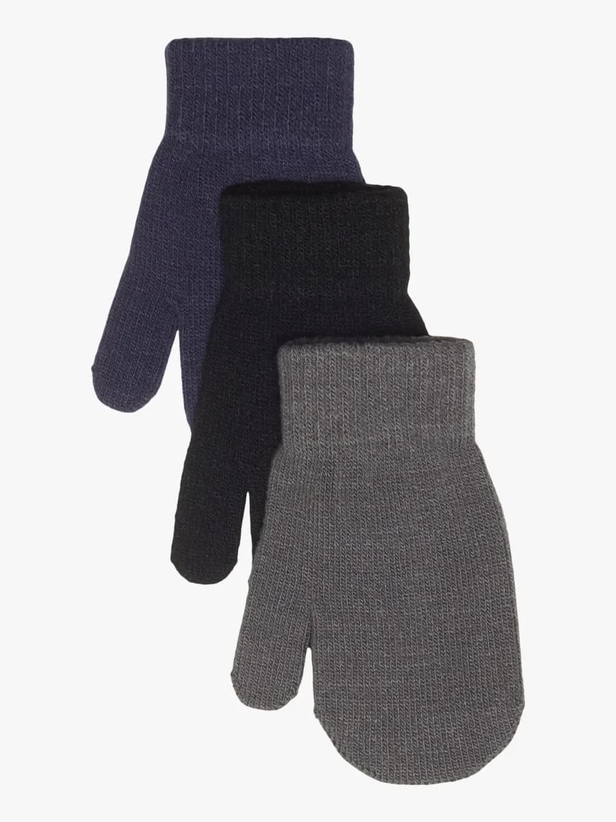 Nordbjørn Lillefjord Tumvantar 3-pack, Black/Quiet Shade/Eclipse, onesize