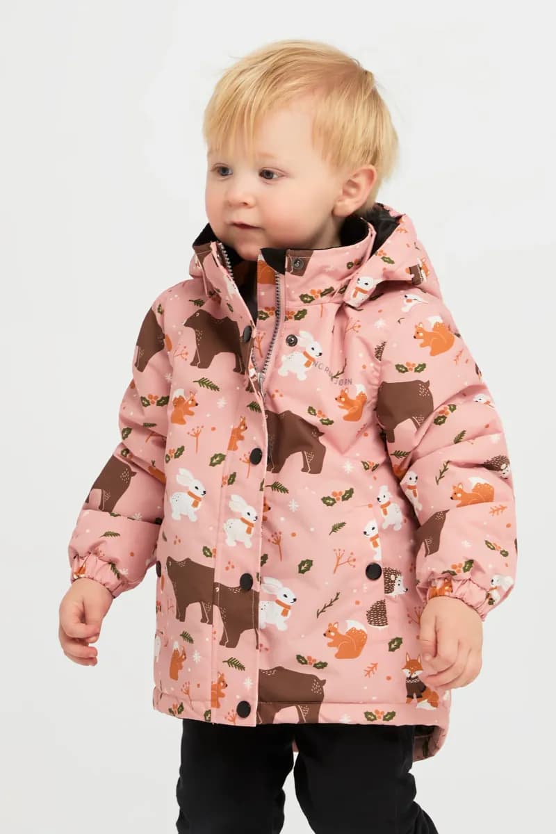 Nordbjørn Minilanche Vadderad Jacka, Mellow Rose, 122-128