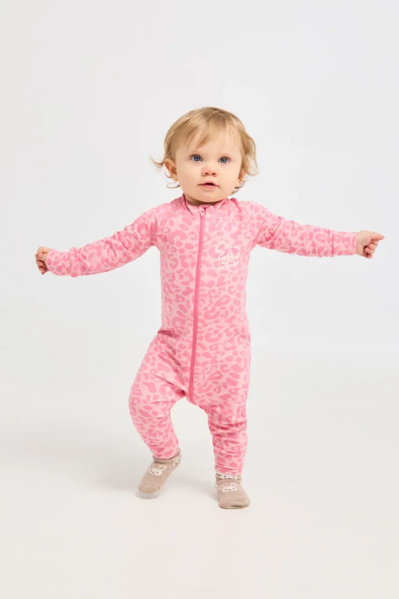 Nordbjørn Moritz Underställsoverall Bamboo, Leo Pink, 68