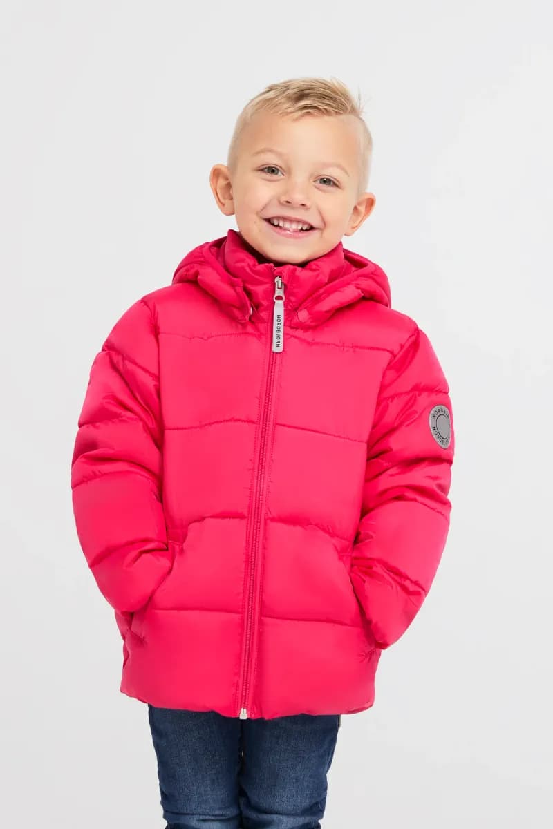 Nordbjørn Narvik Puffjacka, Raspberry, 122-128