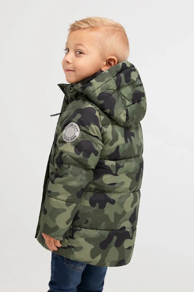 Nordbjørn Nevada Puffjacka, Camo Green, 98