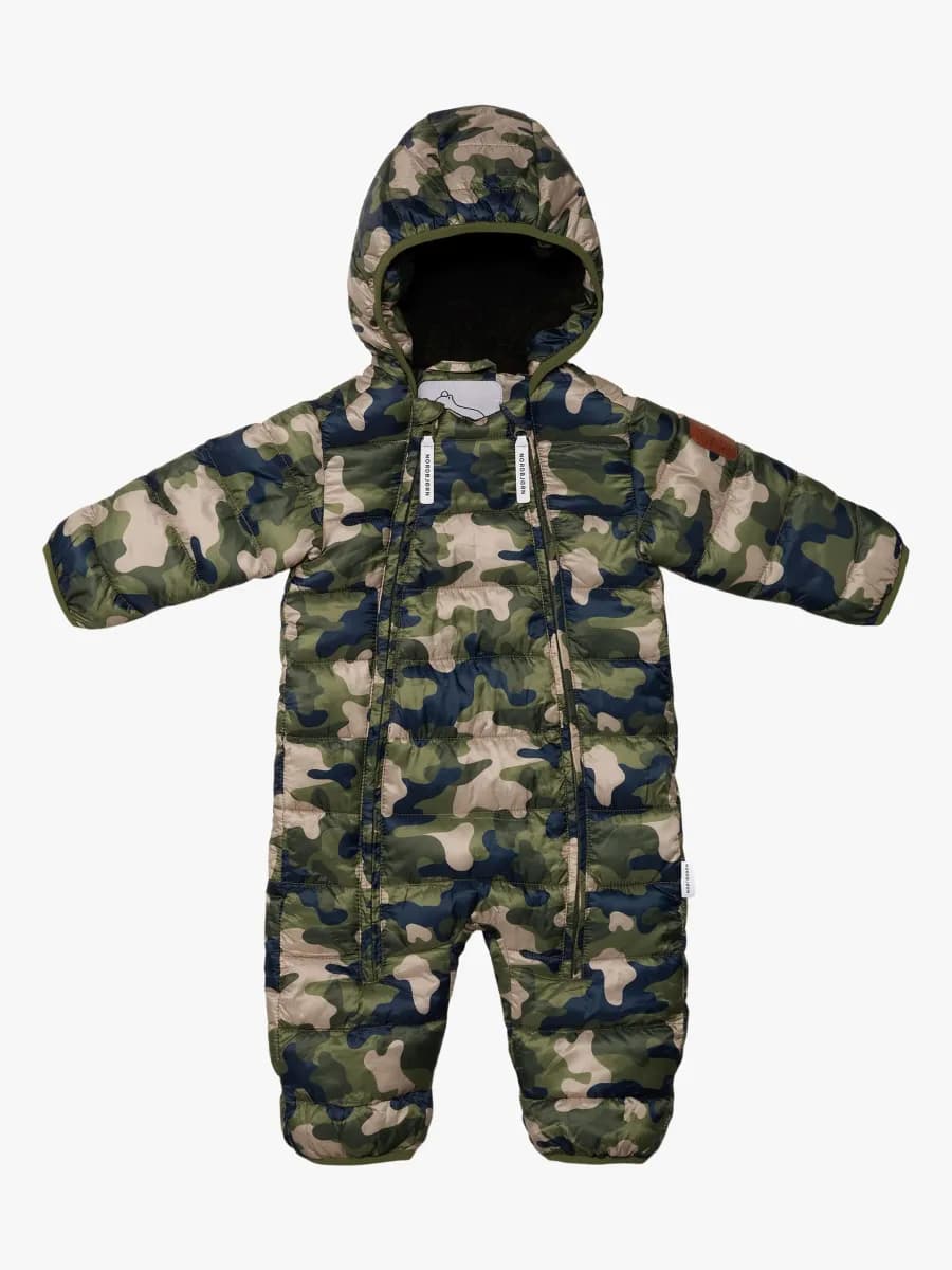 Nordbjørn Pilecub Babyoverall, Camo, 86