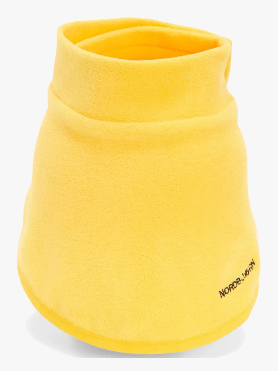 Nordbjørn Sarek Fleecekrage 2-Pack, Black/Banana