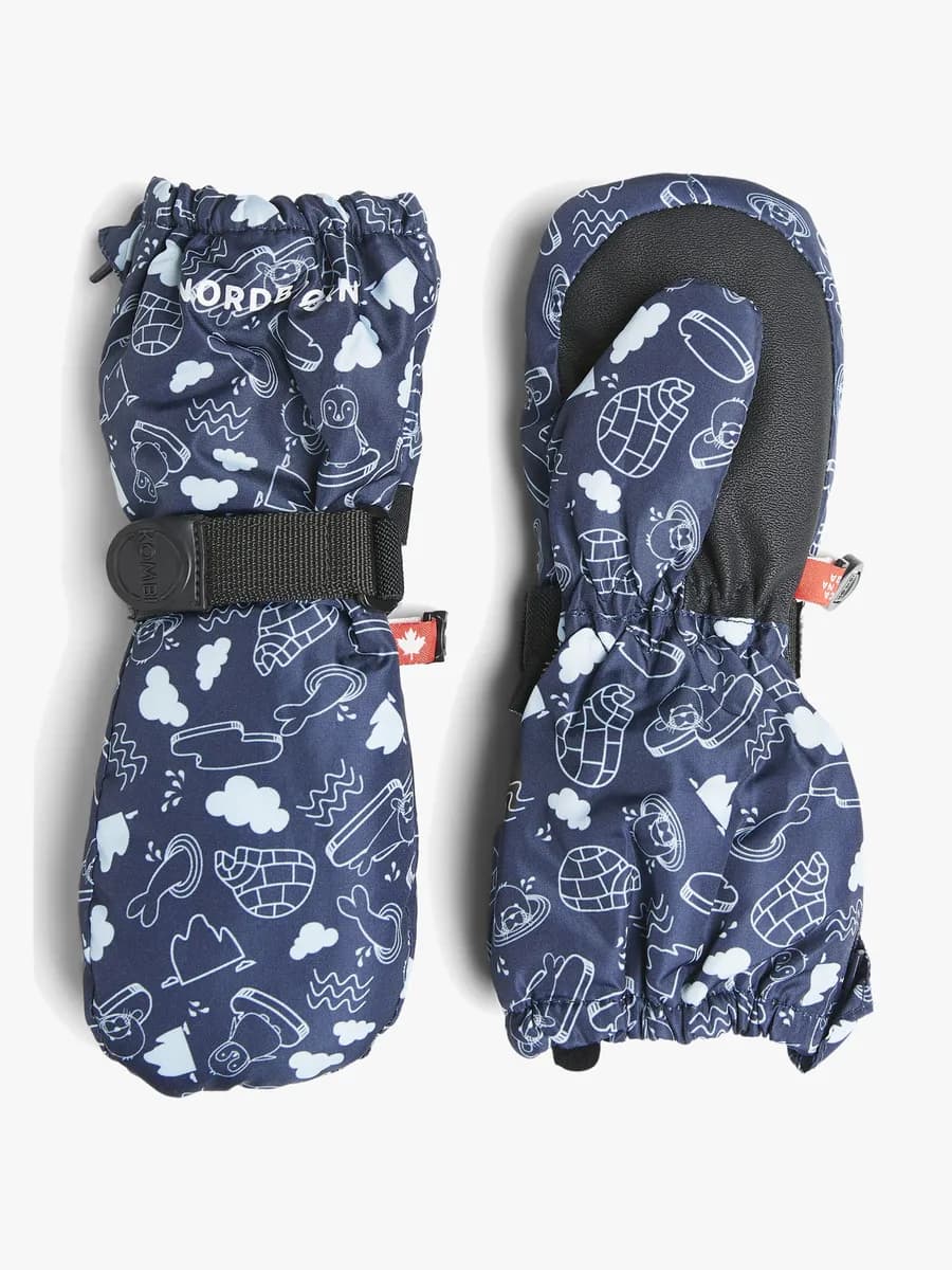 Nordbjørn Snowbird Vantar, Dark Navy Pack-Ice, S