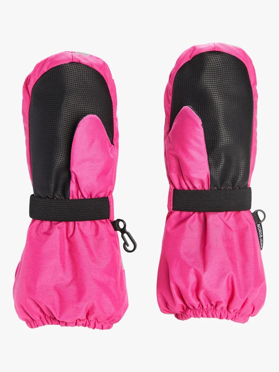 Nordbjørn Stalon Vantar, Pink/Silver Dots, 2-4 år