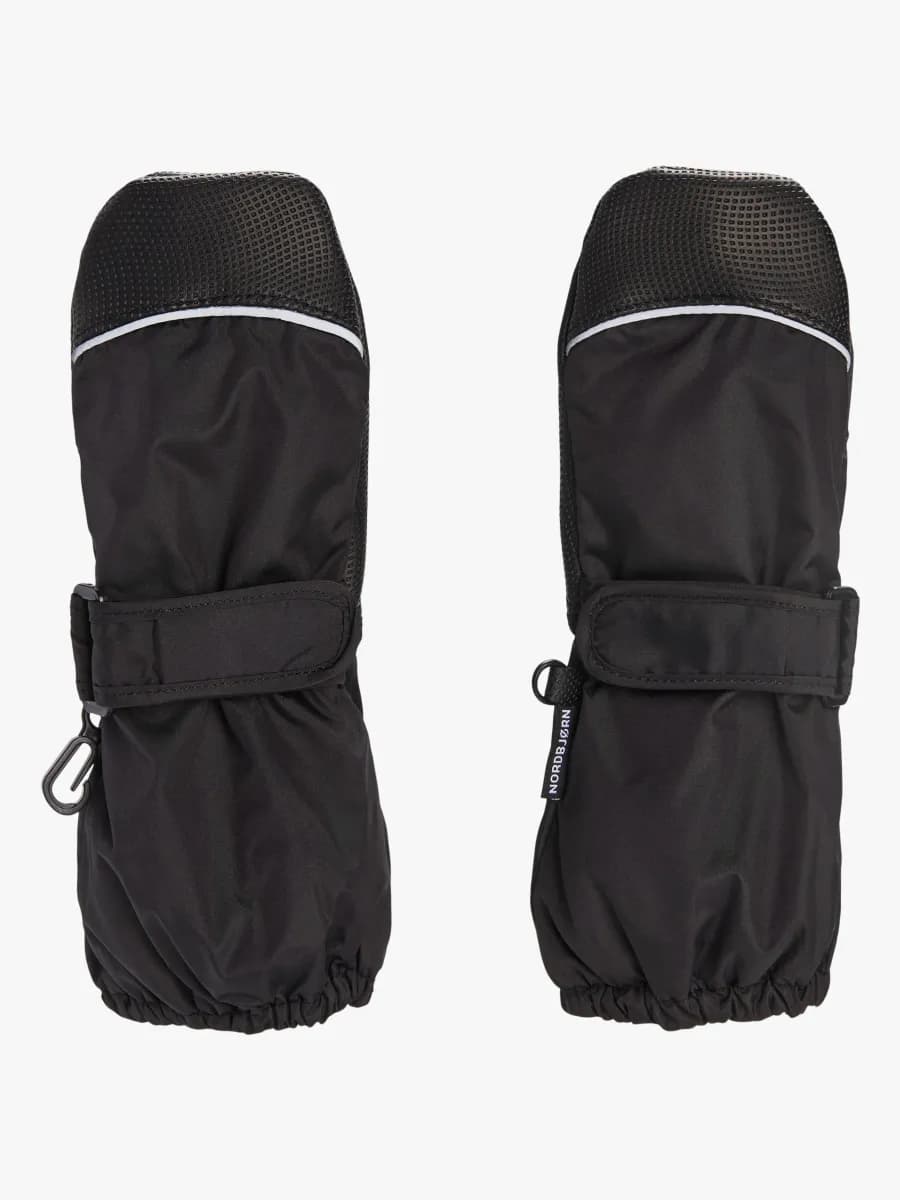 Nordbjørn Trollfjord Vantar, Black, 4-6 år