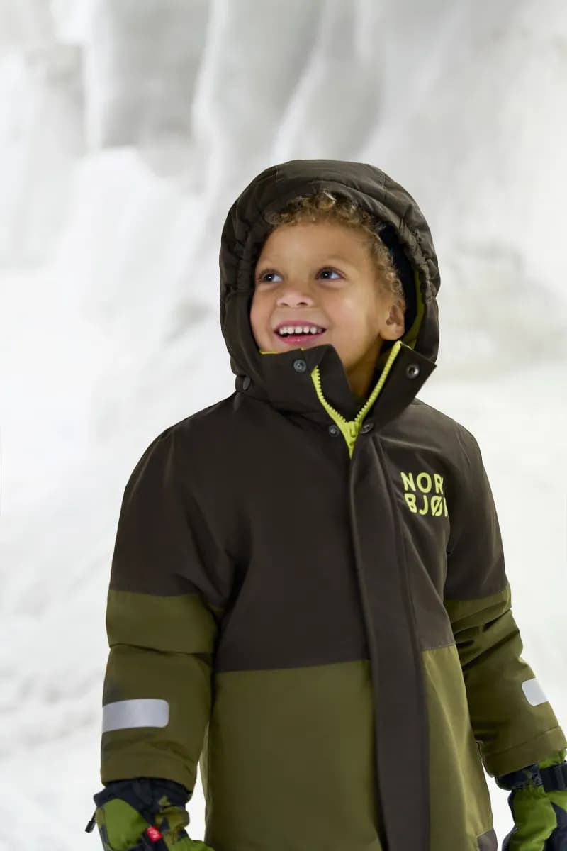 Nordbjörn Aspen Overall, Delicioso/Dark Olive, 110-116