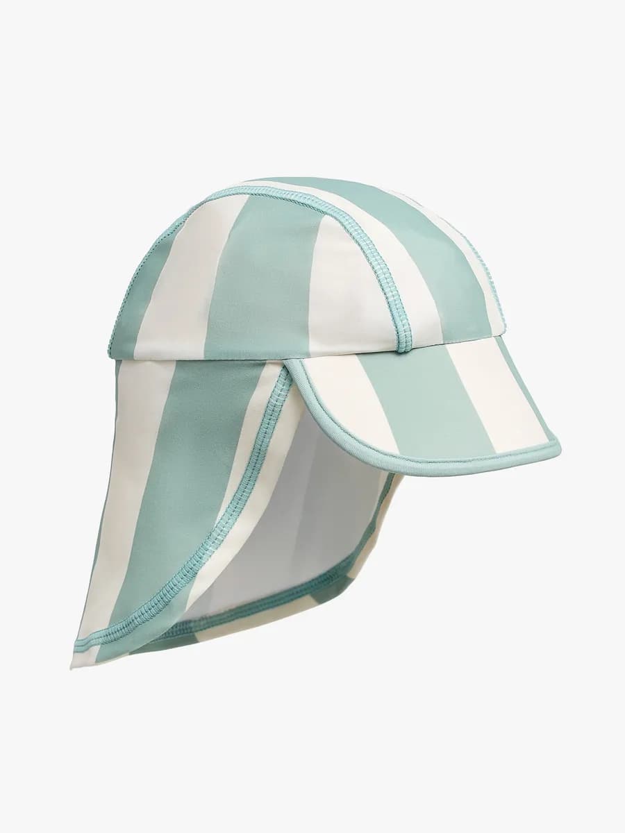 Nordbjörn Fårö 2-pack UV-Hatt, Ljusblå Randig, 50