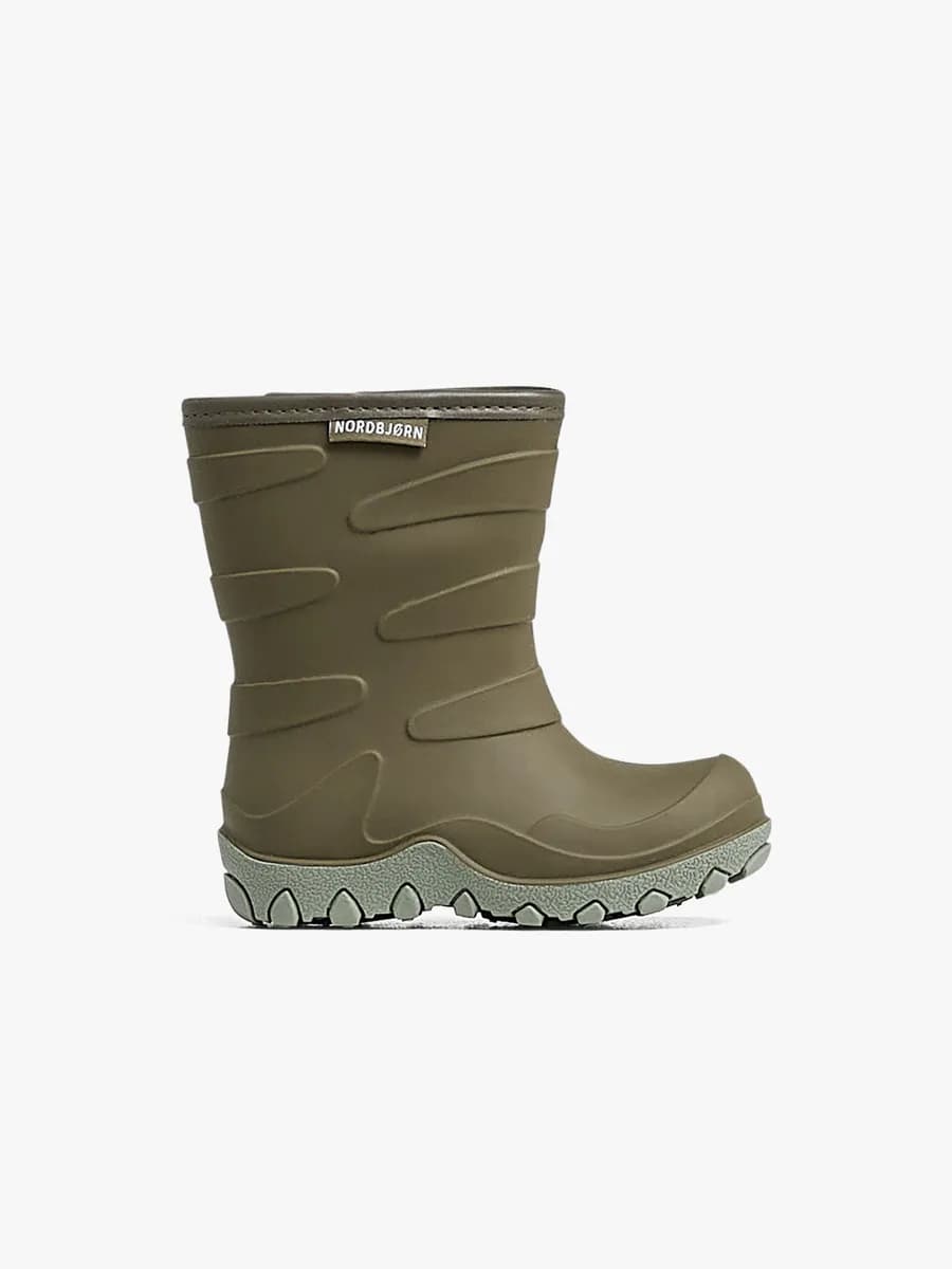 Nordbjörn Grundsund Fodrade Gummistövlar, Dark Olive, 35