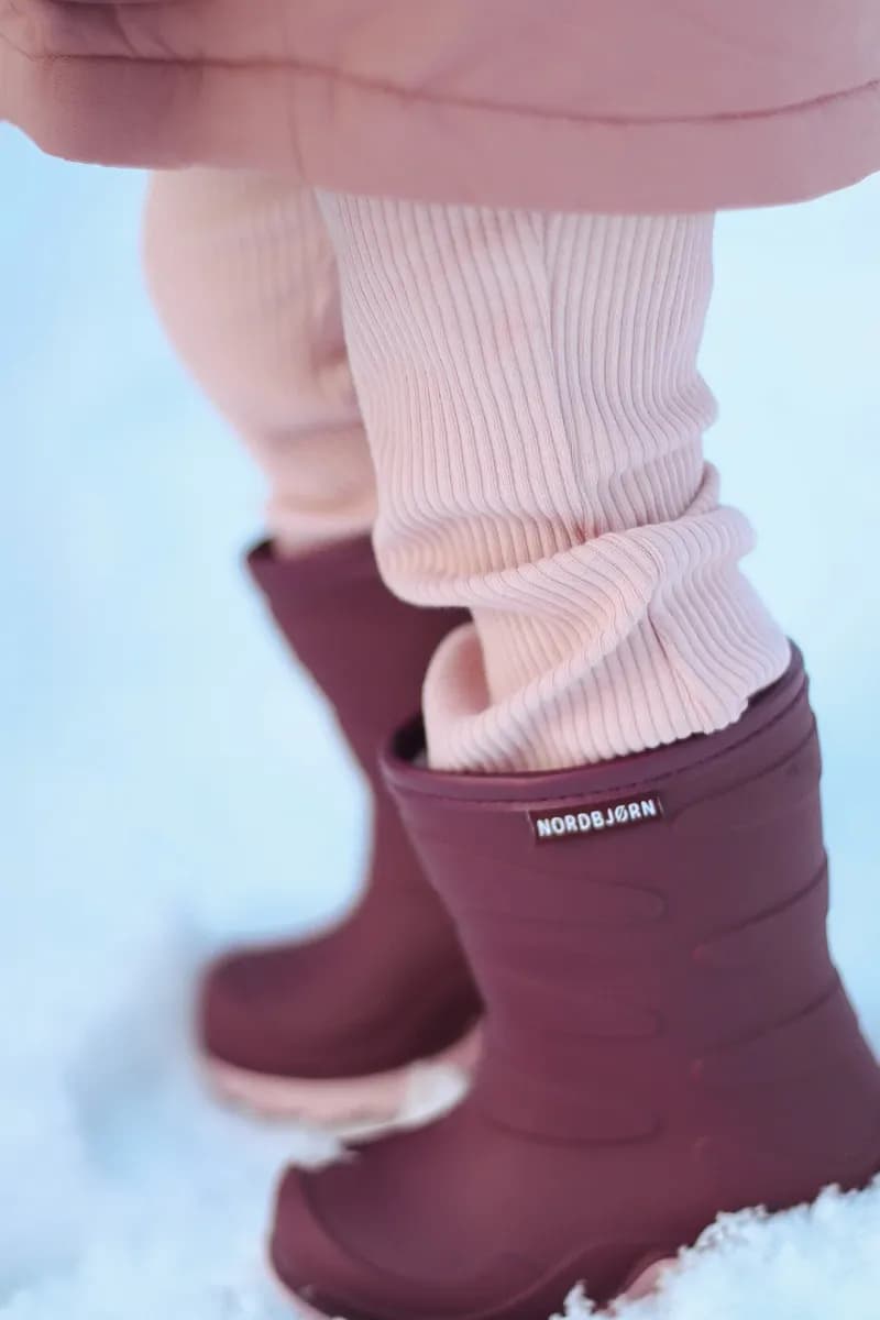 Nordbjörn Grundsund Fodrade Gummistövlar, Oxblood, 26