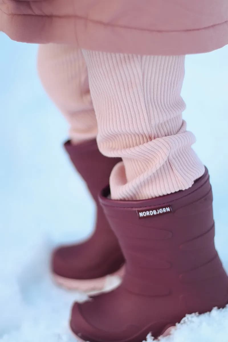 Nordbjörn Grundsund Fodrade Gummistövlar, Oxblood, 33