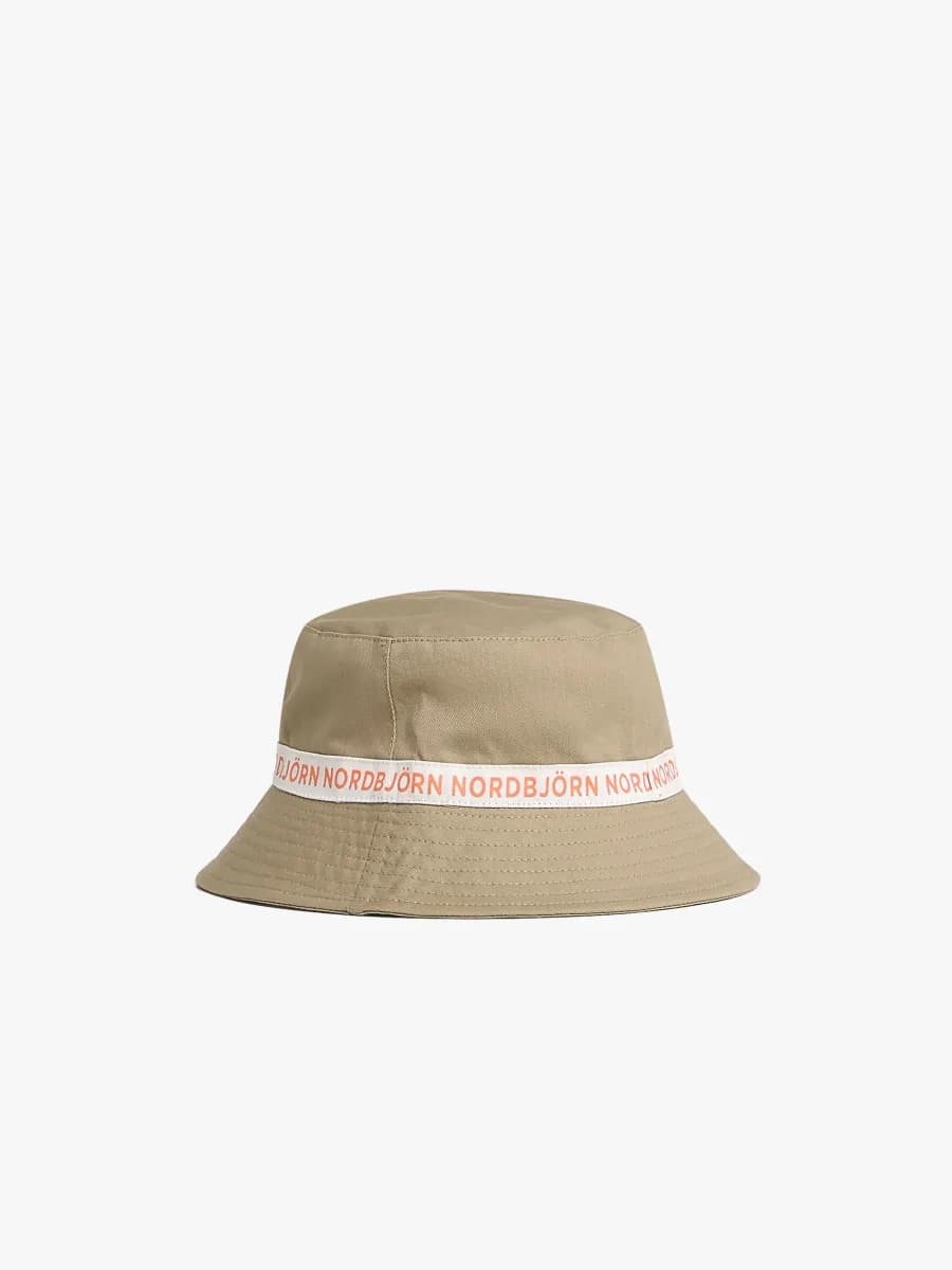 Nordbjörn Hjortnäs Bucket Hatt Vändbar, Beige, 50-52