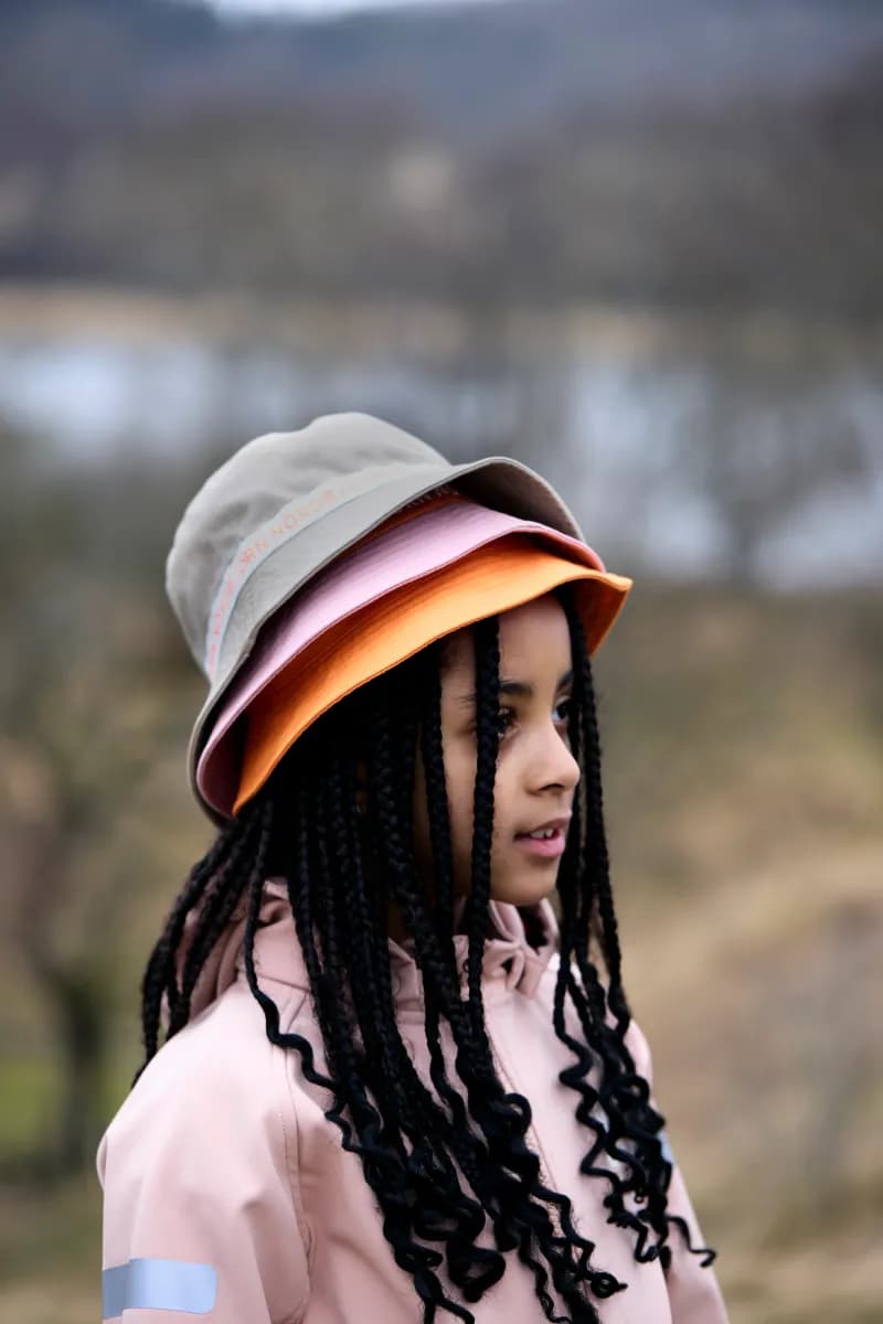 Nordbjörn Hjortnäs Bucket Hatt Vändbar, Beige, 50-52
