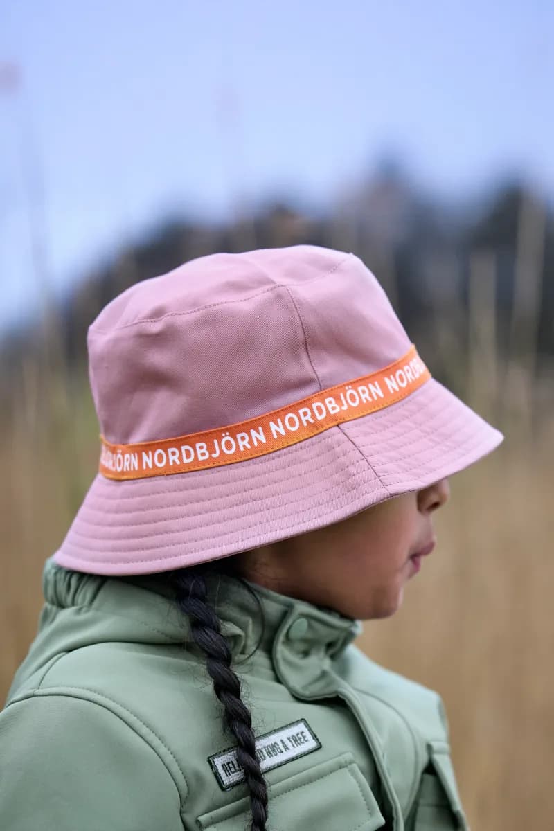 Nordbjörn Hjortnäs Bucket Hatt Vändbar, Rosa, 50-52