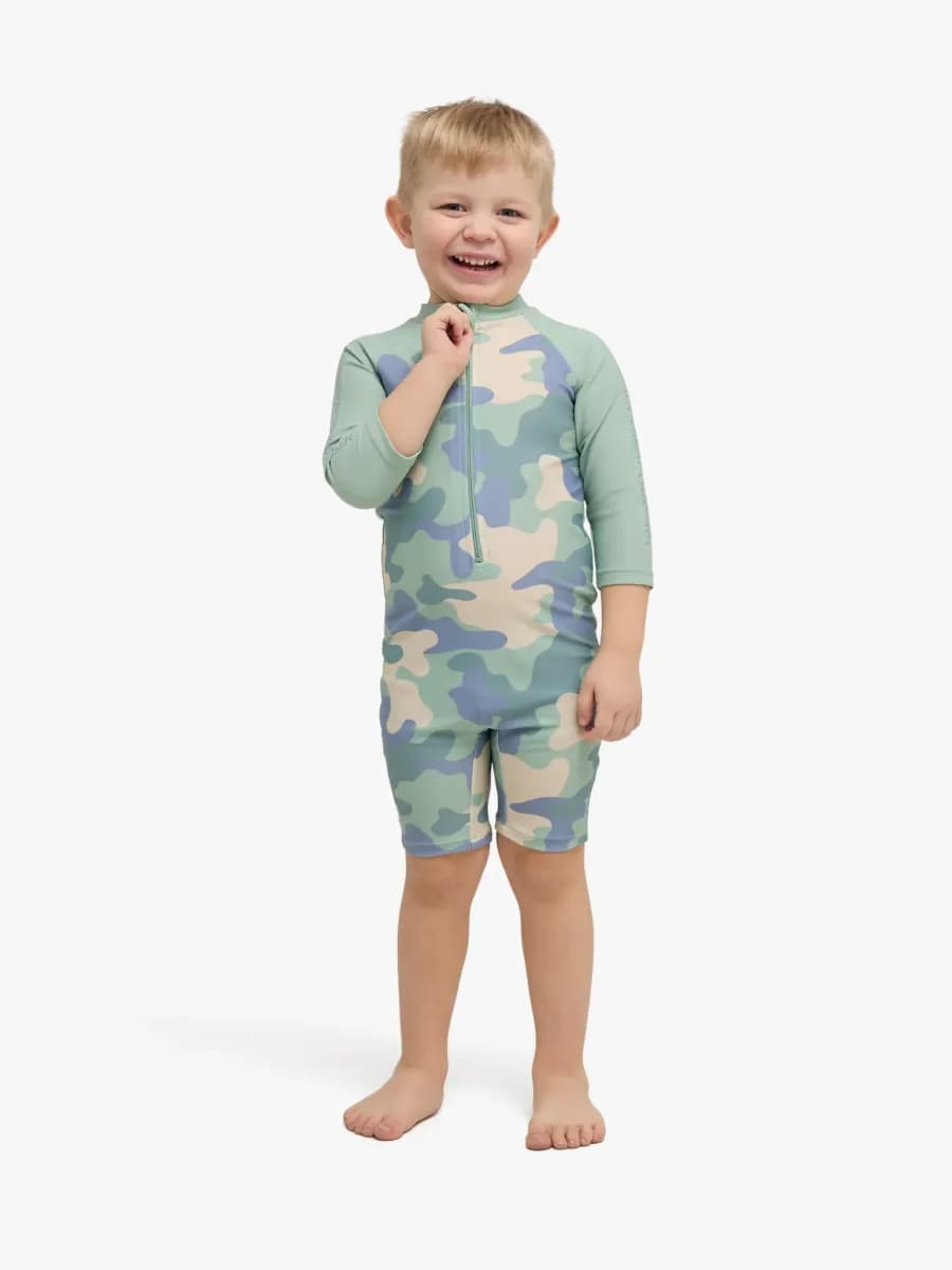 Nordbjörn Hönö UV-Dräkt, Blå Camo, 86-92