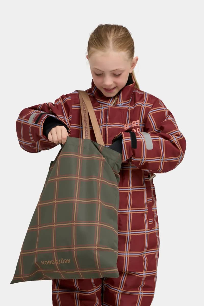 Nordbjörn Kungsfors Tote Bag, Grön/Rutig