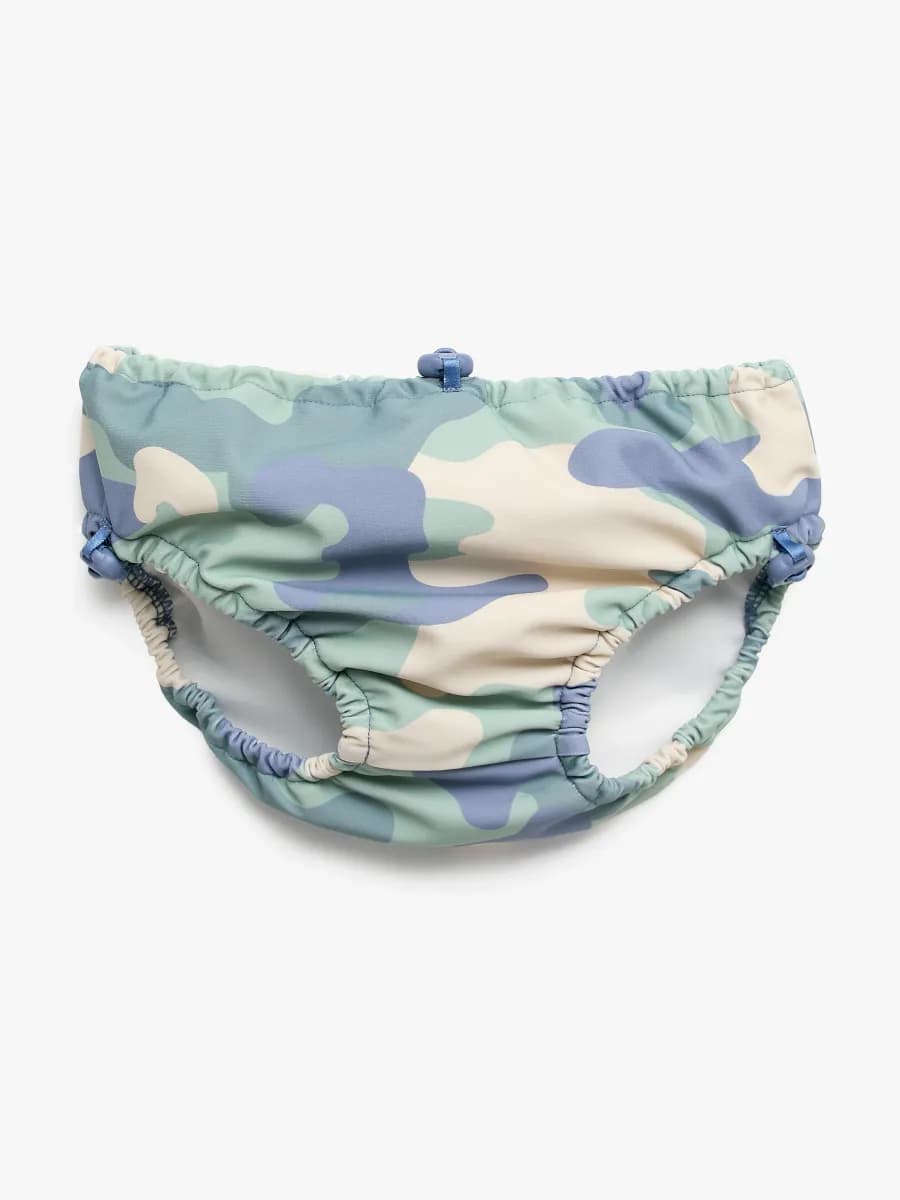 Nordbjörn Mölle 2-pack Badblöjor, Blå Camo, 86-92