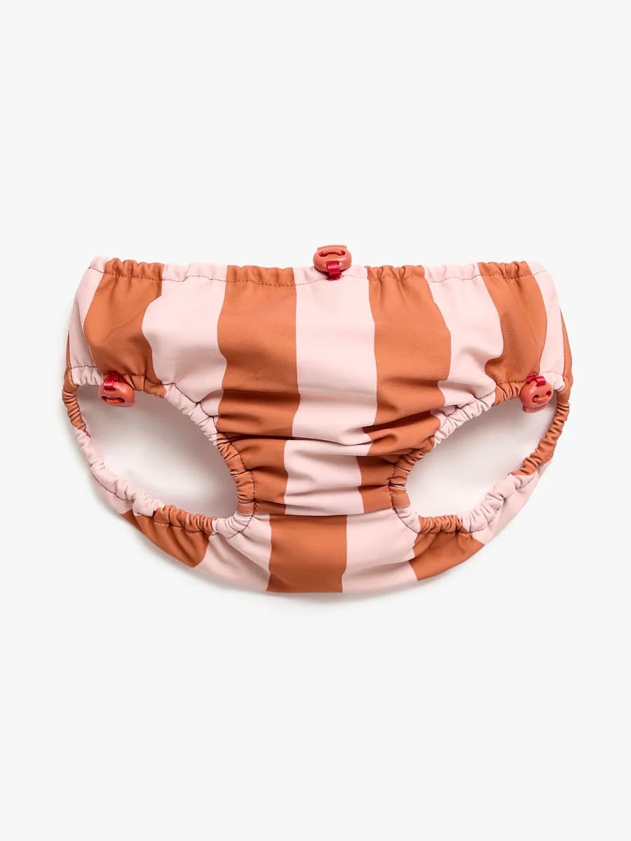 Nordbjörn Mölle 2-pack Badblöjor, Rosa Randig, 74-80