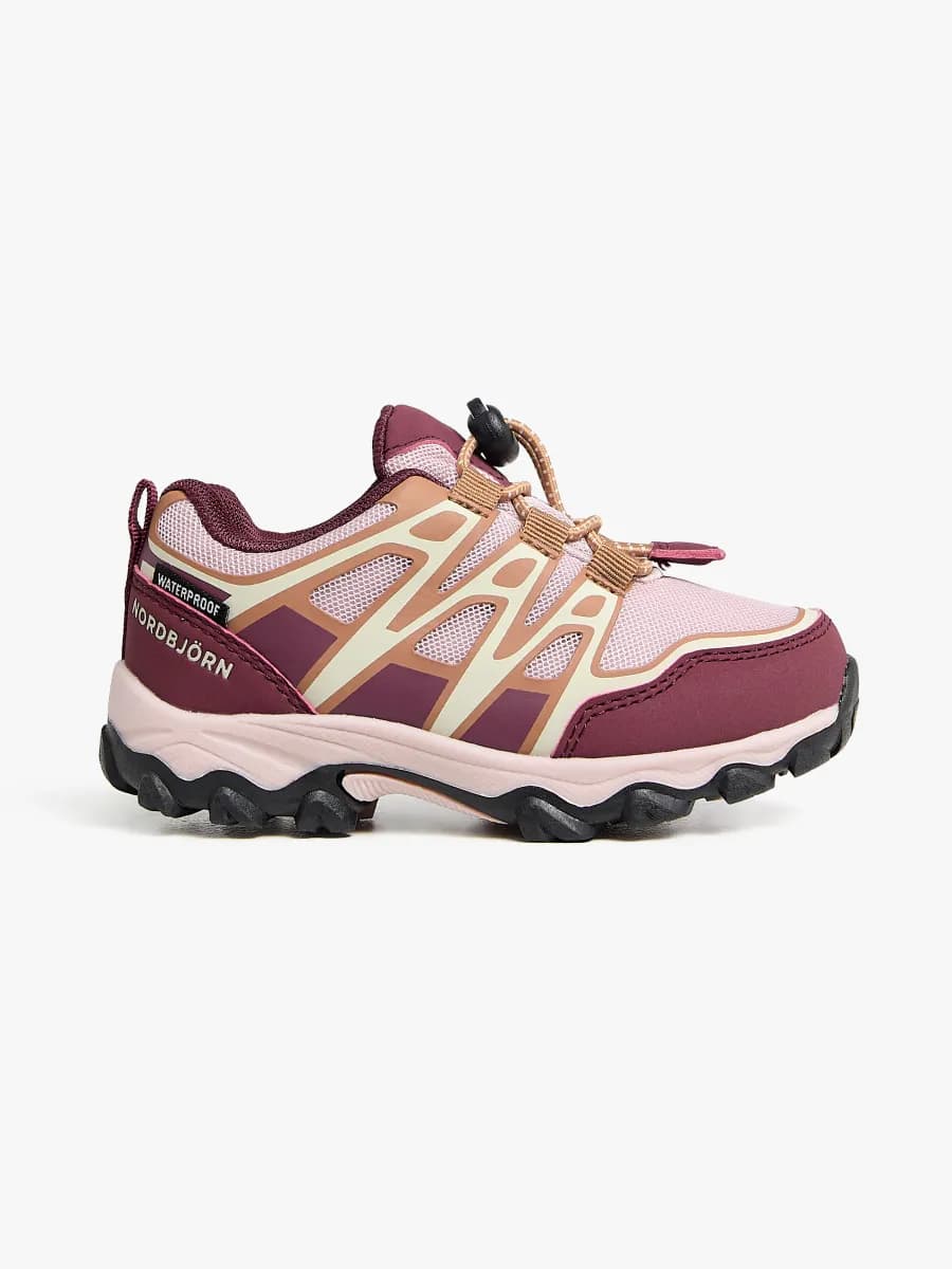 Nordbjörn Mountains Hike  Vattentäta Sneakers, Burgundy, 32