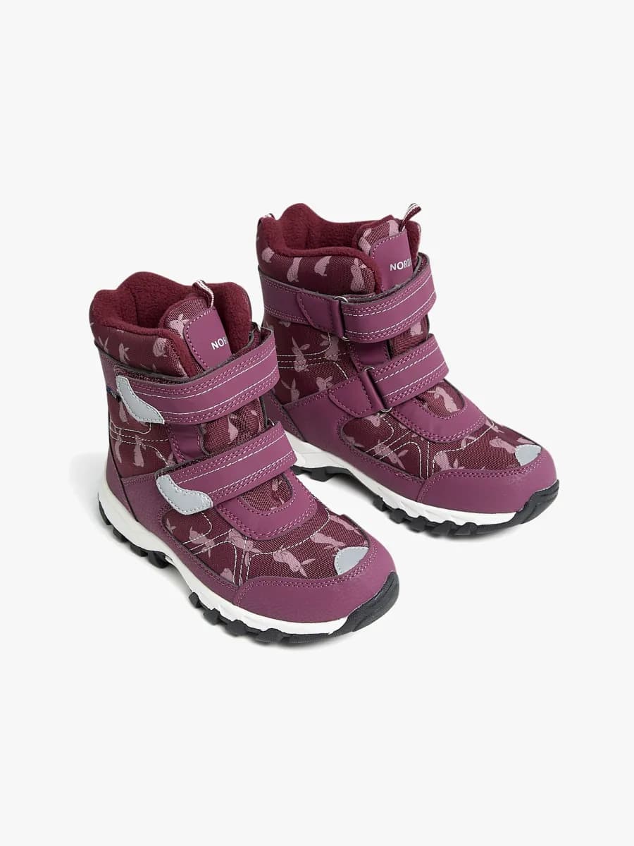 Nordbjörn Snowfall Vinterkängor, Fuschia Rabbit, 26 - Bäst i test