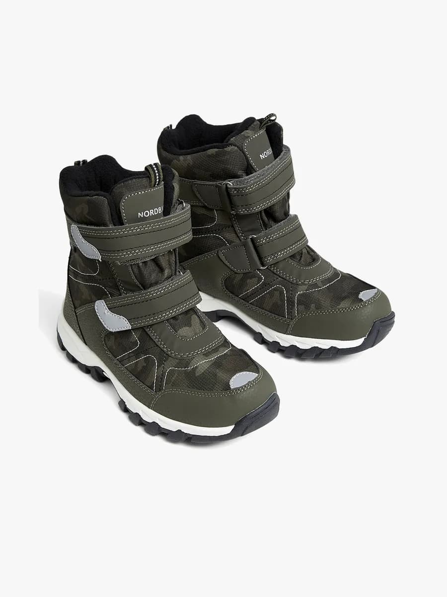 Nordbjörn Snowfall Vinterkängor, Green Camo, 26 - Bäst i test