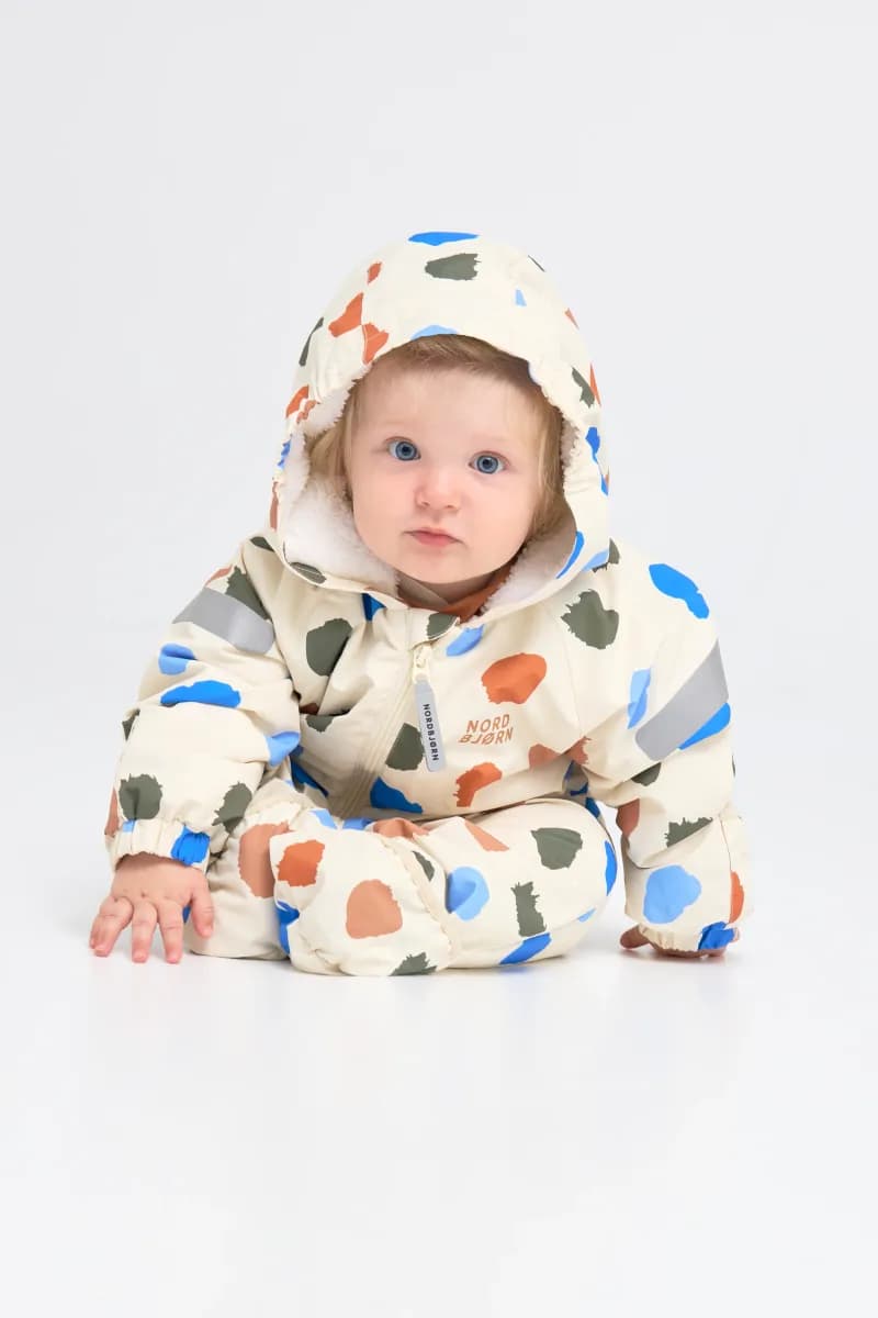 Nordbjörn Valdez Babyoverall, Bone White, 80