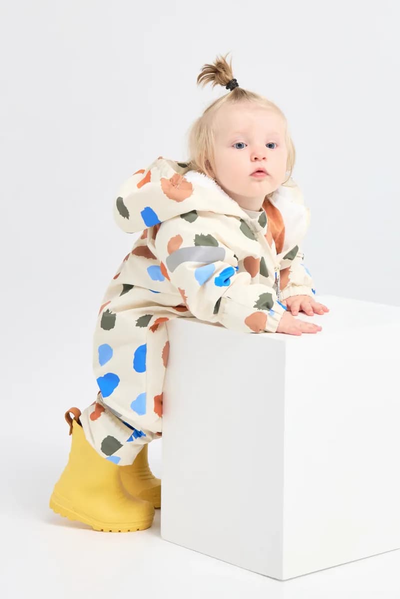 Nordbjörn Valdez Babyoverall, Bone White, 80