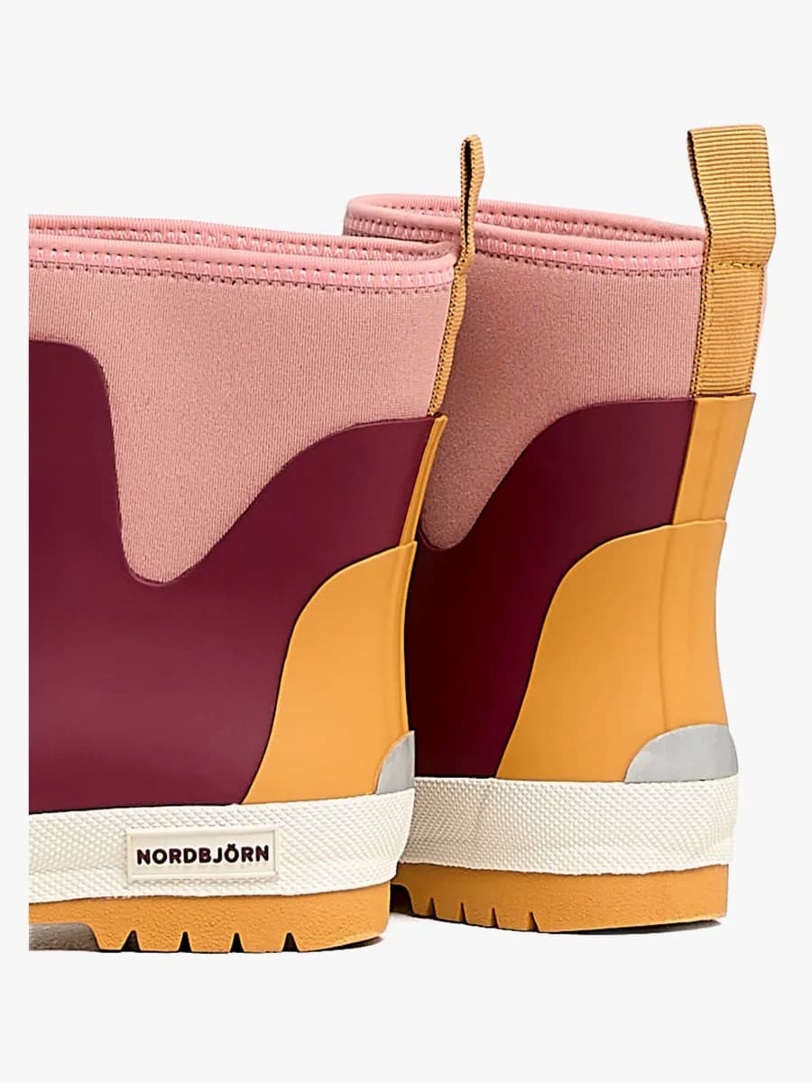 Nordbjörn Viskan Fodrade Gummistövlar, Rosa/Röd, 26