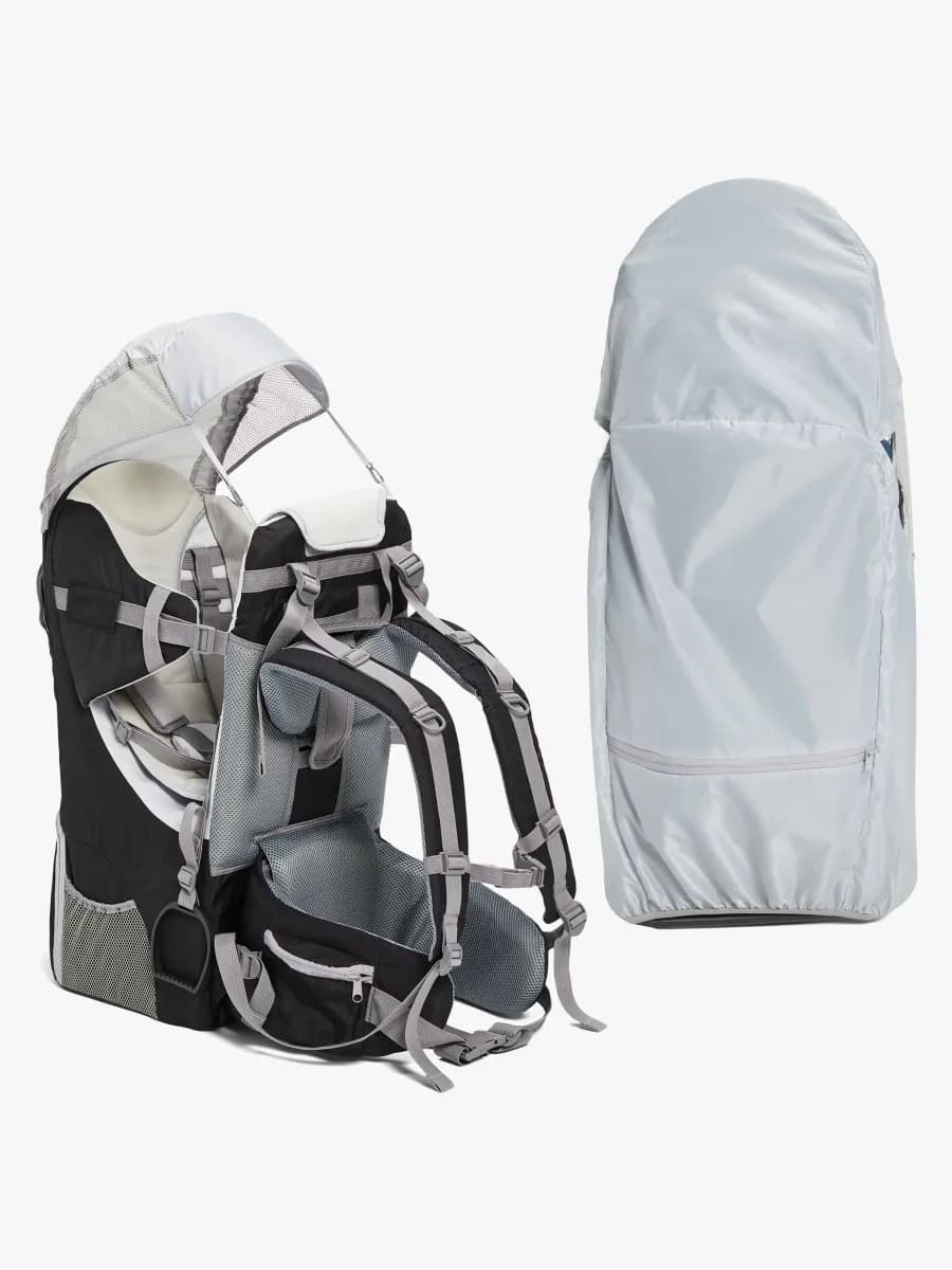 North 13.5 Adventure Plus Bärstol inkl. Regnskydd, Black