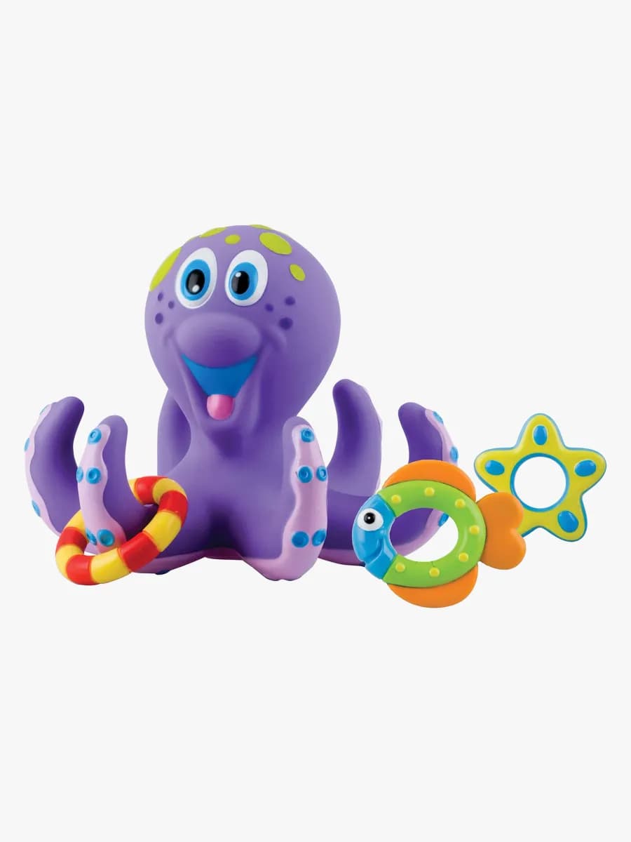Nuby Bath Time Toss Badleksak, Blå