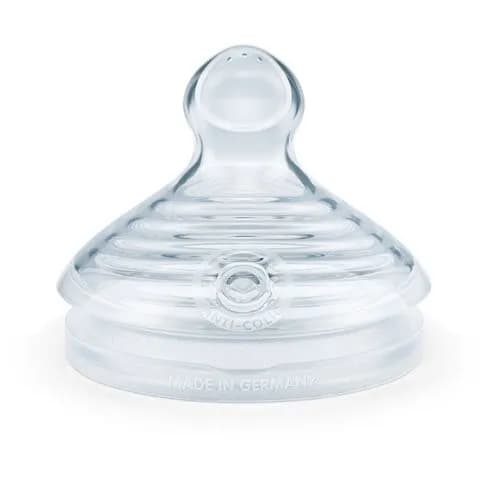 NUK dinapp for Nature silikon 2-pack, stl S (0-6 mån)