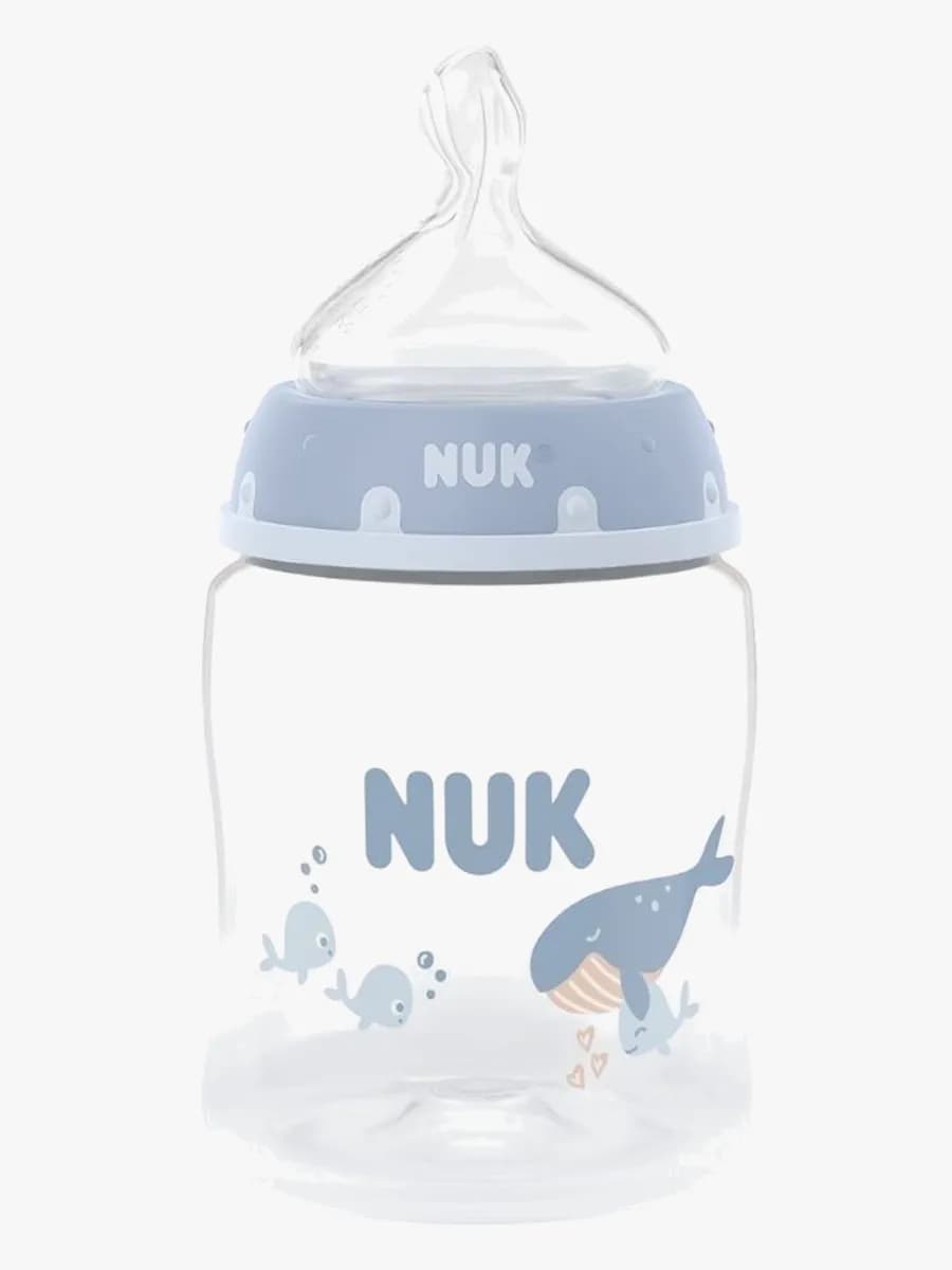 NUK First Choice Nappflaska 150 ml, Whale