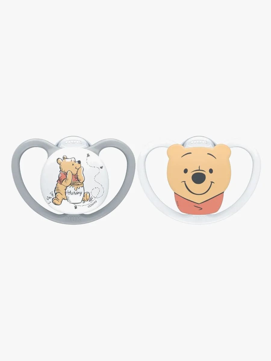NUK Perfect Match Air Napp 2-Pack Stl 2 Nalle Puh
