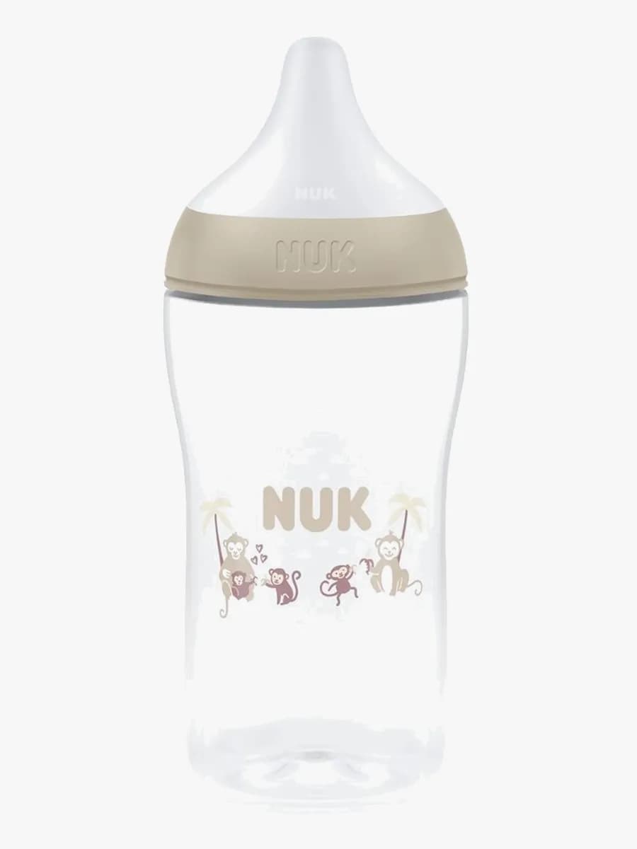 NUK Perfect Match Nappflaska 260 ml, Monkey