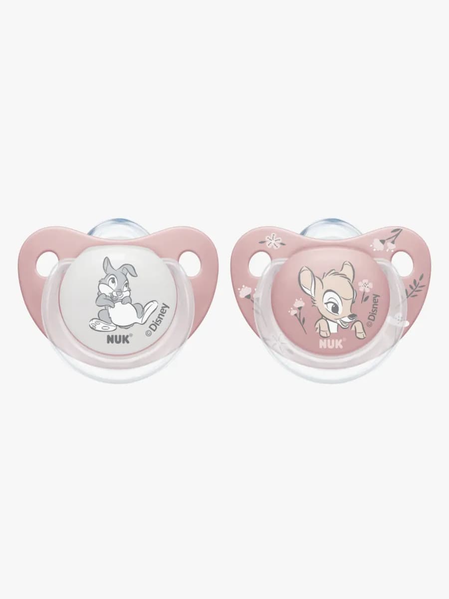 NUK Trendline Bambi Napp 2-Pack Silikon Stl 1