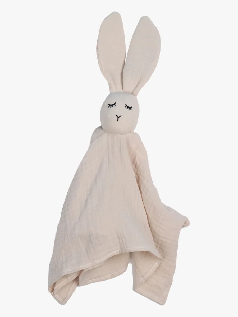 Oh, Poppy! Leia  Kanin Snuttefilt, Linen Beige