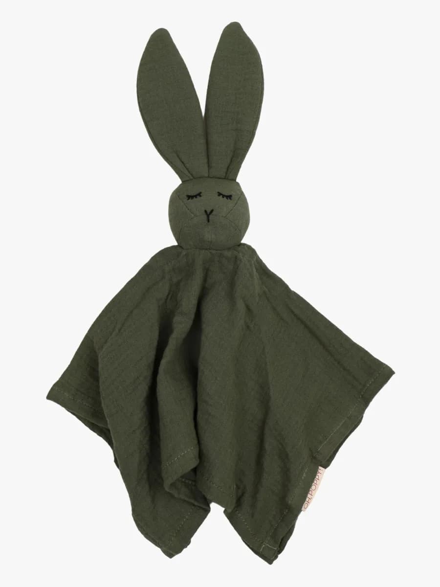 Oh, Poppy! Leia Kanin Snuttefilt Muslin, Linen Green