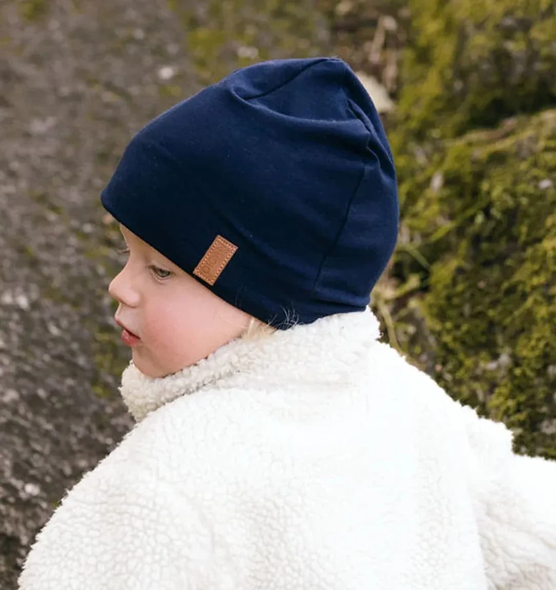 OICAN Wear  Fleecefodrad Mössa med Huvudskydd, Navy, XS