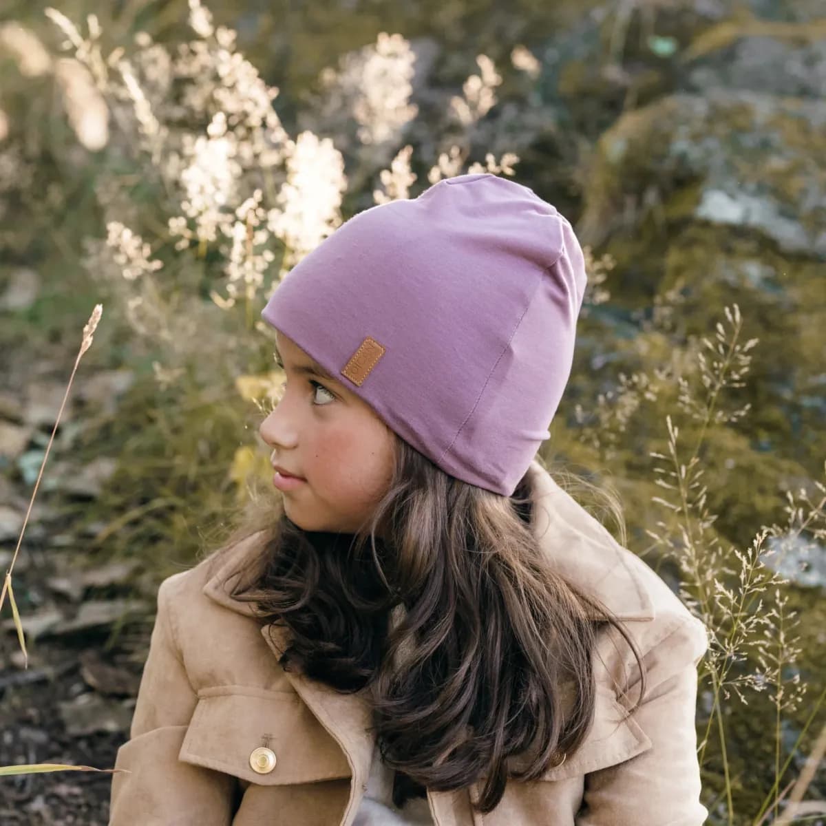 OICAN Wear  Fleecefodrad Mössa med Huvudskydd, Purple, S