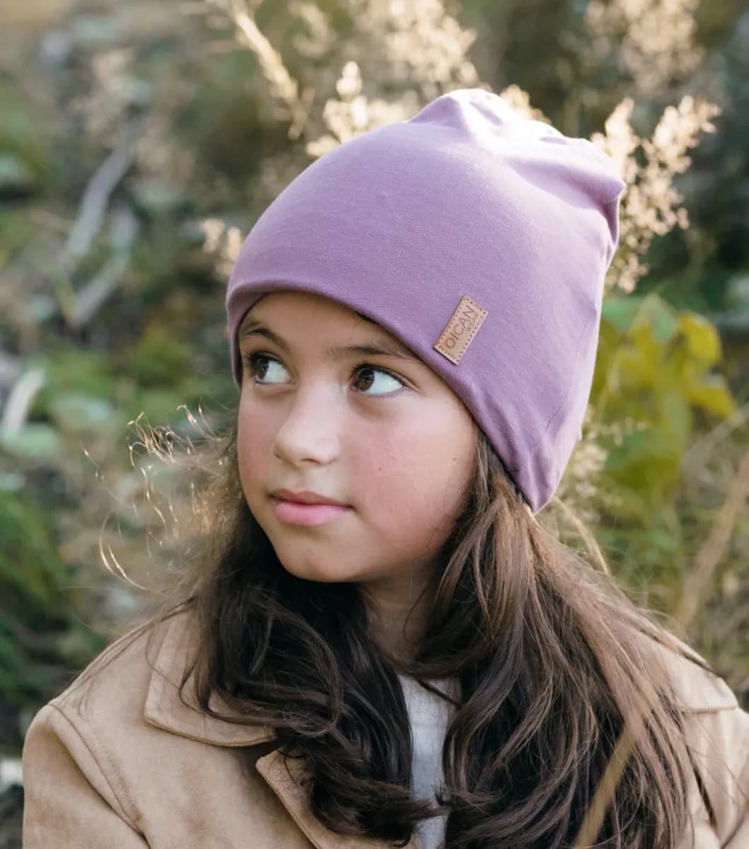 OICAN Wear  Fleecefodrad Mössa med Huvudskydd, Purple, S