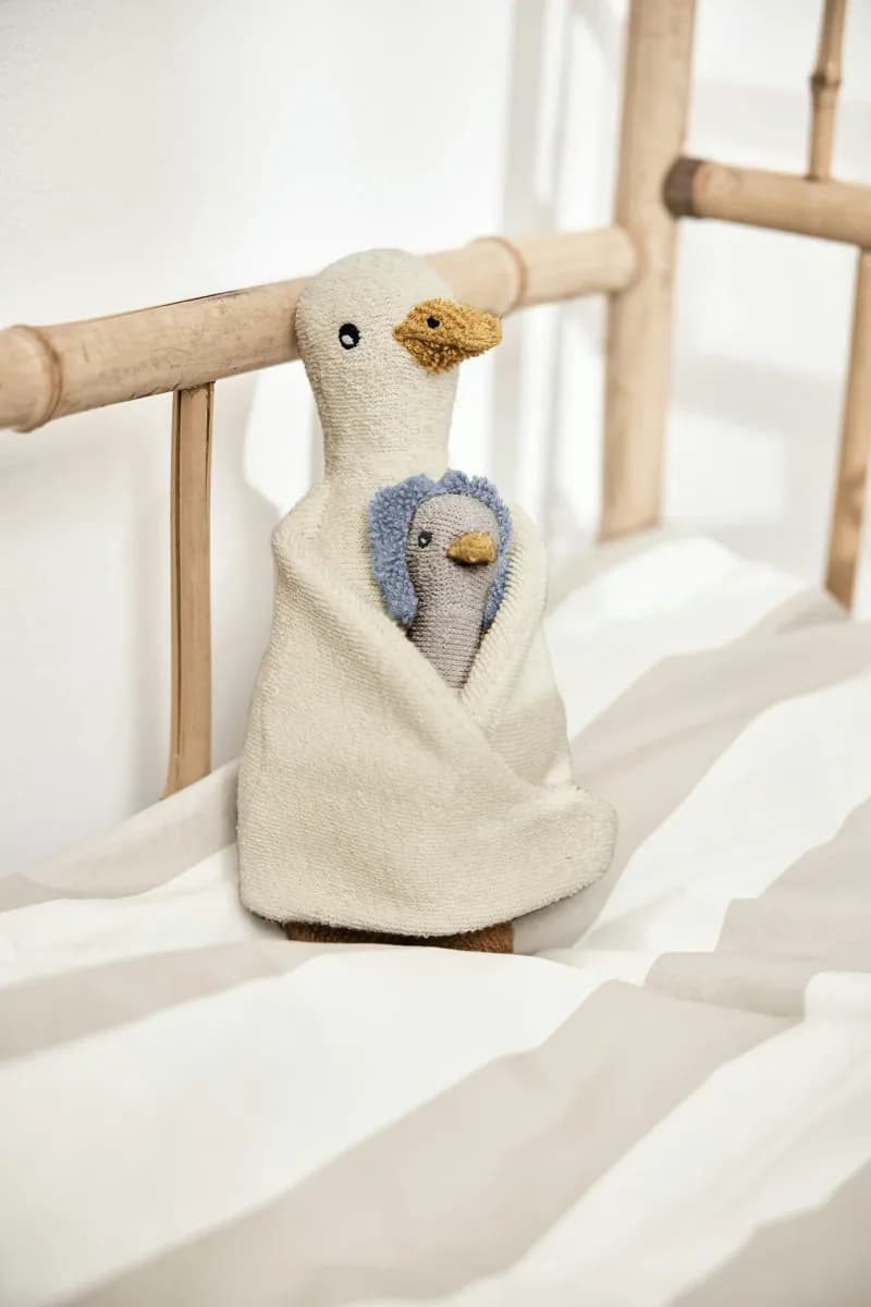 OYOY Dora &  Baby Dolli Anka Gosedjur, Cloud/Ice Blue