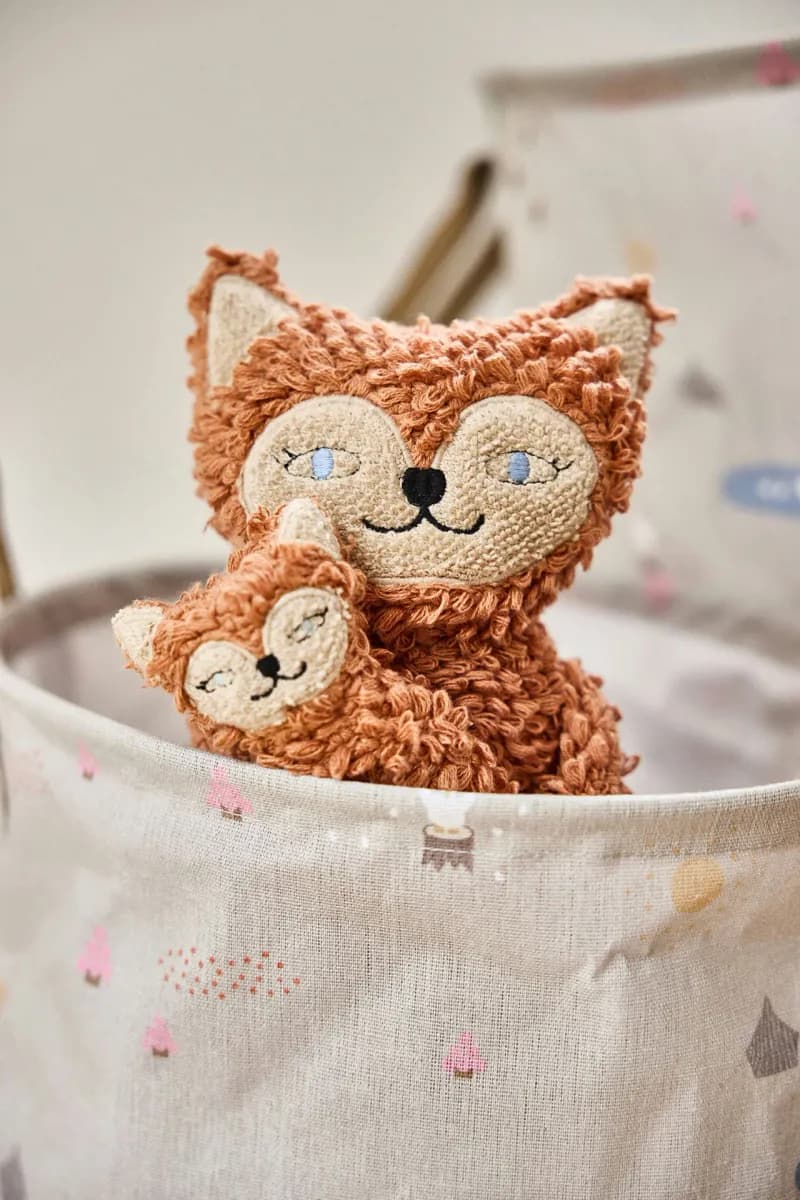 OYOY Frida &  Baby Felix Räv Gosedjur, Caramel