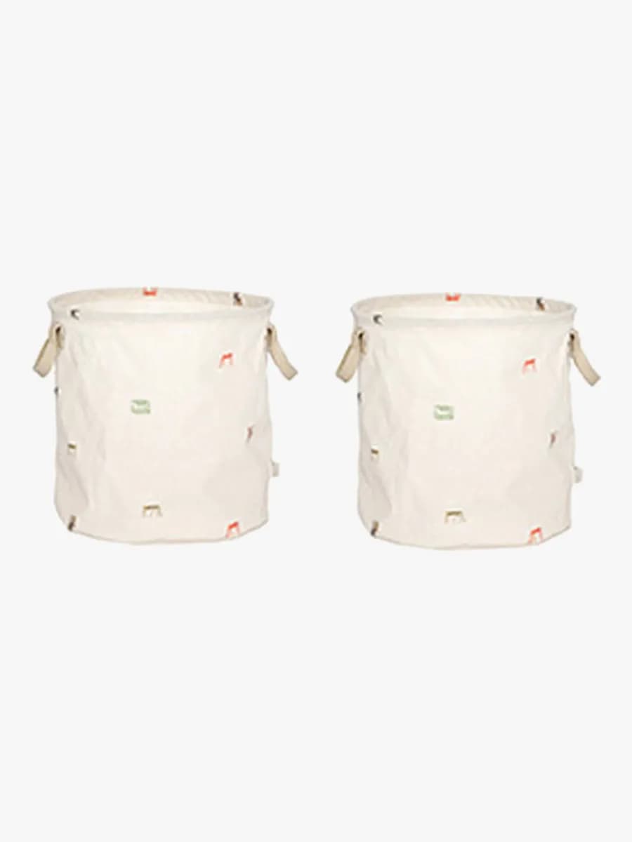OYOY Moira Förvaringskorgar Medium 2-Pack, Förvaring Barnrum